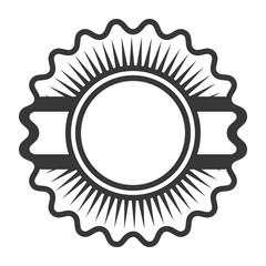 label concept represented by seal stamp icon. isolated and flat illustration 