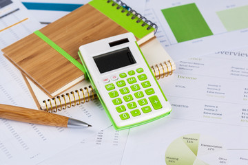 Financial graphs and charts analysis