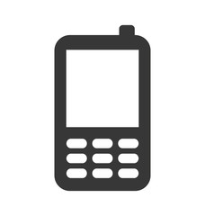 Mobile concept represented by cellphone icon. isolated and flat illustration 