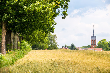 Ein kleines Dorf mitten in Brandenburg