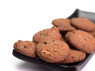 Close up, chocolate  cookie,
