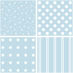 Vector set of four patterns.