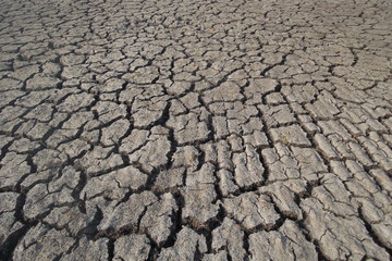 Cracks in the ground background