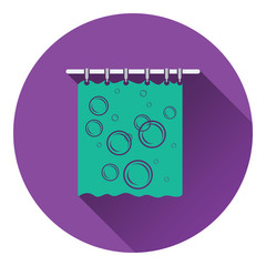 Bath curtain icon