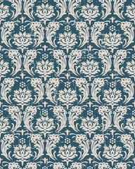 Seamless worn out vintage background 419_spiral cross flower leaf
