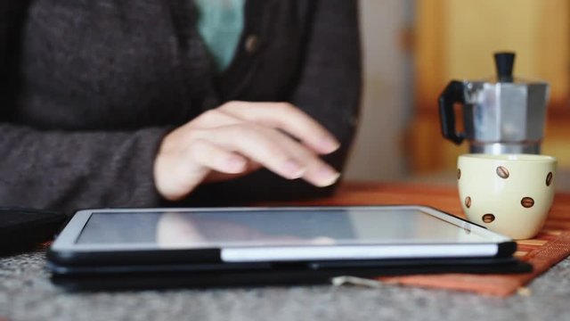 Using digital tablet