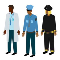 Set of isometric rescuers