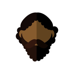 Person concept represented by cartoon man icon. isolated and flat illustration 