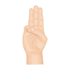 scout sign vector illustration isolated on white background