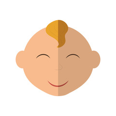 Person concept represented by cartoon baby icon. isolated and flat illustration 