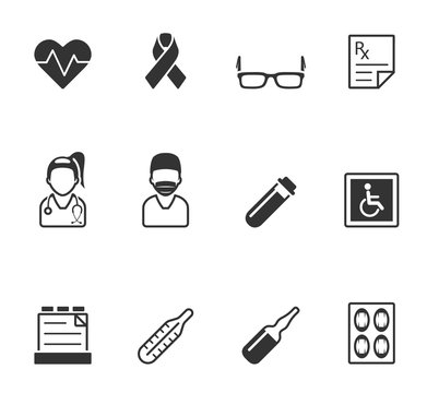 Single Color Icons - Medical 3