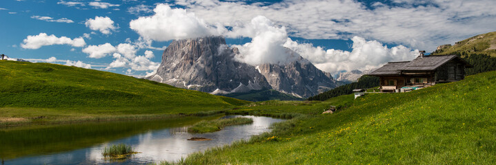 Fototapeta premium Gardena valley, Dolomites