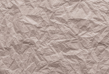 background and texture of brown Wrinkled paper