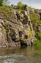 Beautiful canyon and water