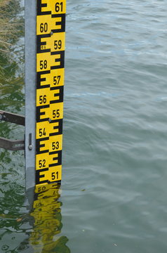 Wasserstandsmessung im Bodensee