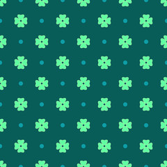 Flowers geometric seamless pattern 69.06