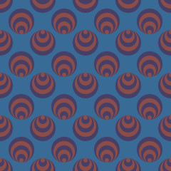 Polka dot and circle geometric seamless pattern 72.06
