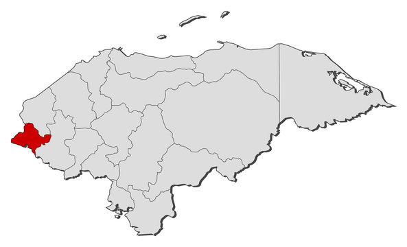 Map - Honduras, Ocotepeque