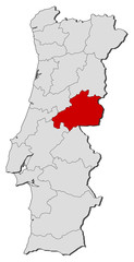 Map - Portugal, Castelo Branco