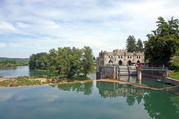 Obraz premium Hydroelectric power plant, Ozalj