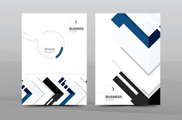 Colorful annual report cover