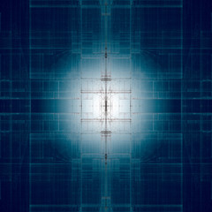 Abstraktes geometrisches Muster, Hintergrund