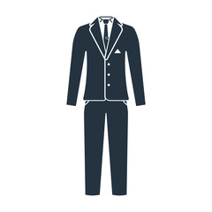 suit man, clothes 100 icons set