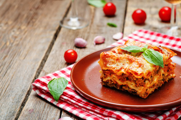 Meat lasagna