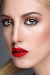 High End Portrait of a Beautiful Fashion Girl