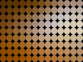 Gradient low poly circle style vector mosaic background