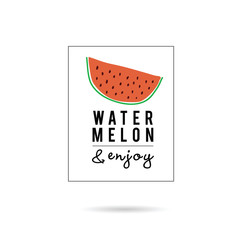 watermelon icon illustration
