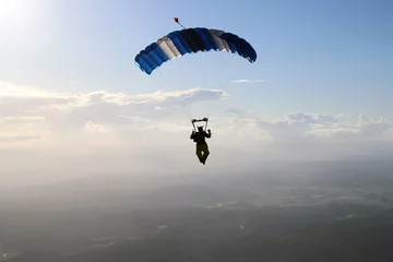 Photo sur Plexiglas Sports aériens Skydiving in Norway
