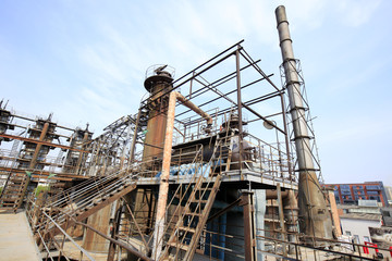 The old factory and equipment