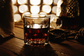 Glass of whiskey