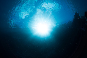 Sunlight to Underwater