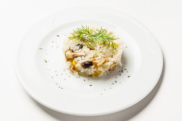 rice with mushrooms