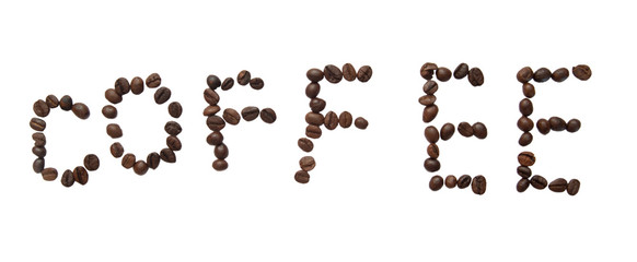 Coffee Beans isolated on white