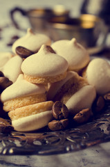 Biscuits with meringue