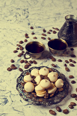 Biscuits with meringue