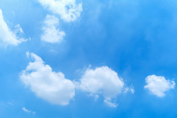 Blue sky with cloud