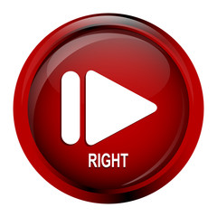 Arrow sign button icon