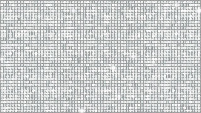 Silver glitter light and sparkle background &ndash; seamless looping
