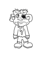 zombie disgusting horror halloween comic cartoon funny undead blood