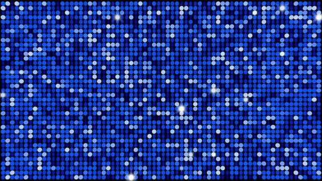 Blue glitter light and sparkle background &ndash; seamless looping
