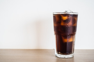 Iced cola glass