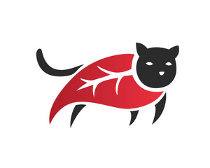 Modern Pet Logo - Organic Cat Food Symbol