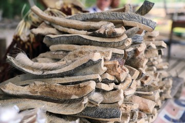 Beef jerky and buff jerky from Laos