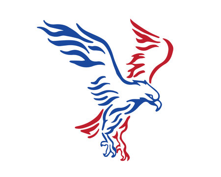 recommend clip art: American Eagle Patriotic Logo - Independence Freedom 
                    