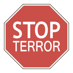 Sign stop terror