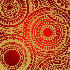 Mandala pattern for laser cutting